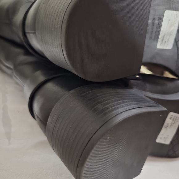 Arezzo Clara Leather Block Boot - Picture 8 of 17